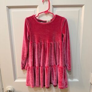 Cynthia Rowley Velvet Fuchsia Kids Dress